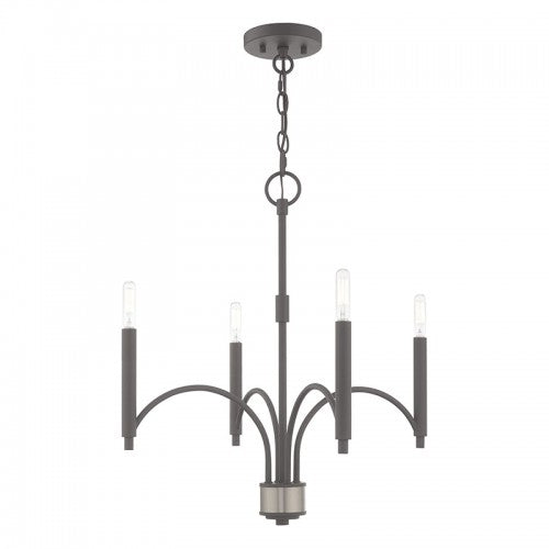 LIVEX LIGHTING  51334-76  Wisteria Mini Chandelier
