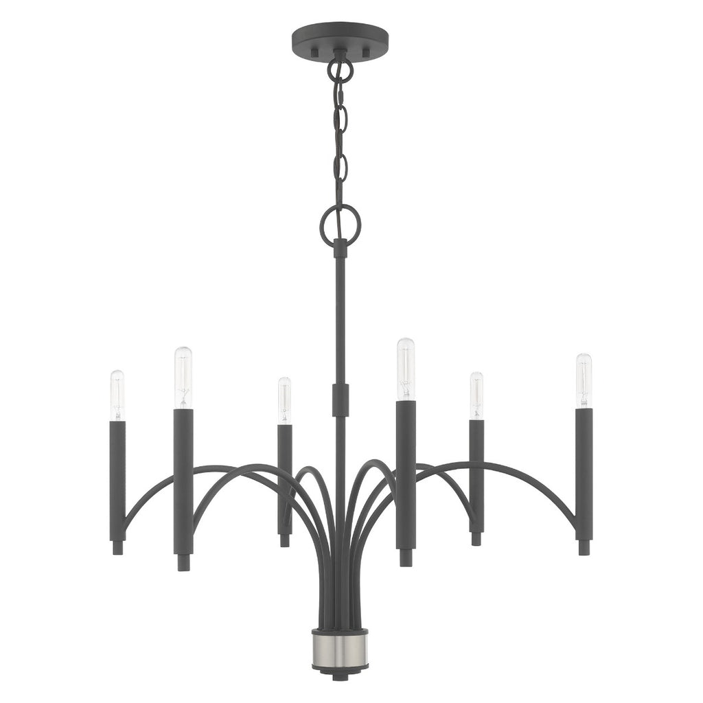 LIVEX LIGHTING  51336-76  Wisteria Chandelier