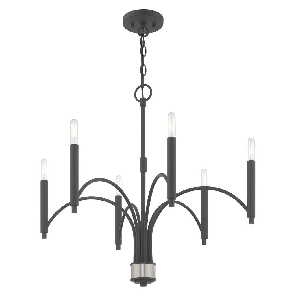 LIVEX LIGHTING  51336-76  Wisteria Chandelier