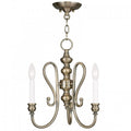 LIVEX LIGHTING  5163-01  Caldwell  Mini Chandelier/Ceiling Mount