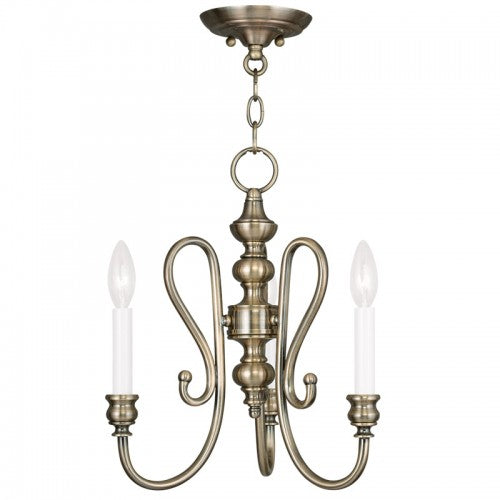 LIVEX LIGHTING  5163-01  Caldwell  Mini Chandelier/Ceiling Mount