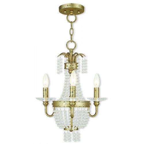 LIVEX LIGHTING  51843-28  Valentina  Mini Chandelier/Ceiling Mount