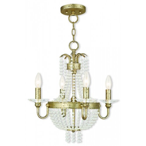 LIVEX LIGHTING  51844-28  Valentina  Mini Chandelier/Ceiling Mount