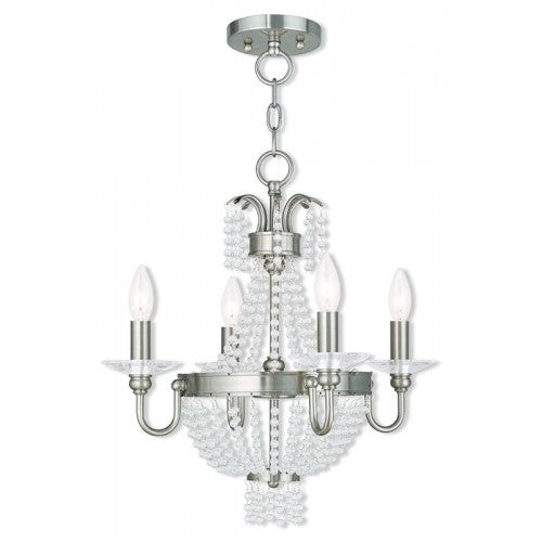LIVEX LIGHTING   51844-91  Valentina  Mini Chandelier/Ceiling Mount