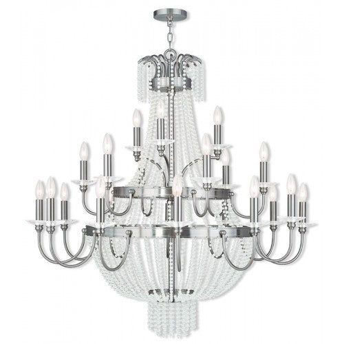 LIVEX LIGHTING  51877-91  Valentina  Foyer or Grand Chandelier