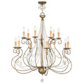 LIVEX LIGHTING   51910-36  Isabella Foyer or Grand Chandelier