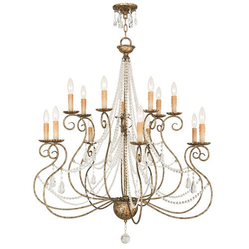 LIVEX LIGHTING   51910-36  Isabella Foyer or Grand Chandelier