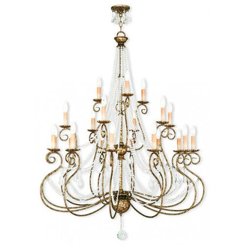 LIVEX LIGHTING  51919-36  Isabella  Foyer or Grand Chandelier