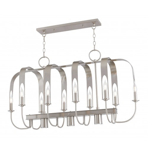 LIVEX LIGHTING  51940-91  Addison  Linear Chandelier