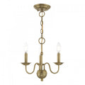 LIVEX LIGHTING  52163-01  Windsor Mini Chandelier