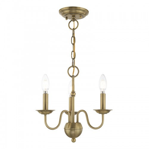 LIVEX LIGHTING  52163-01  Windsor Mini Chandelier