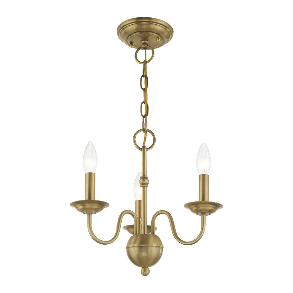 LIVEX LIGHTING  52163-01  Windsor Mini Chandelier