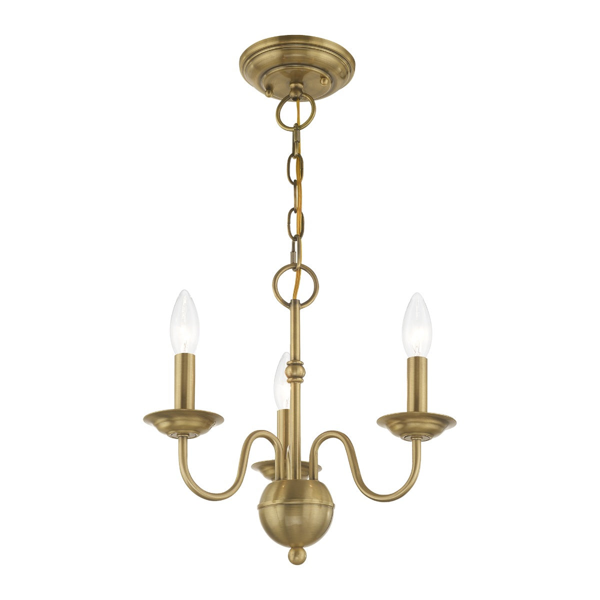 LIVEX LIGHTING  52163-01  Windsor Mini Chandelier