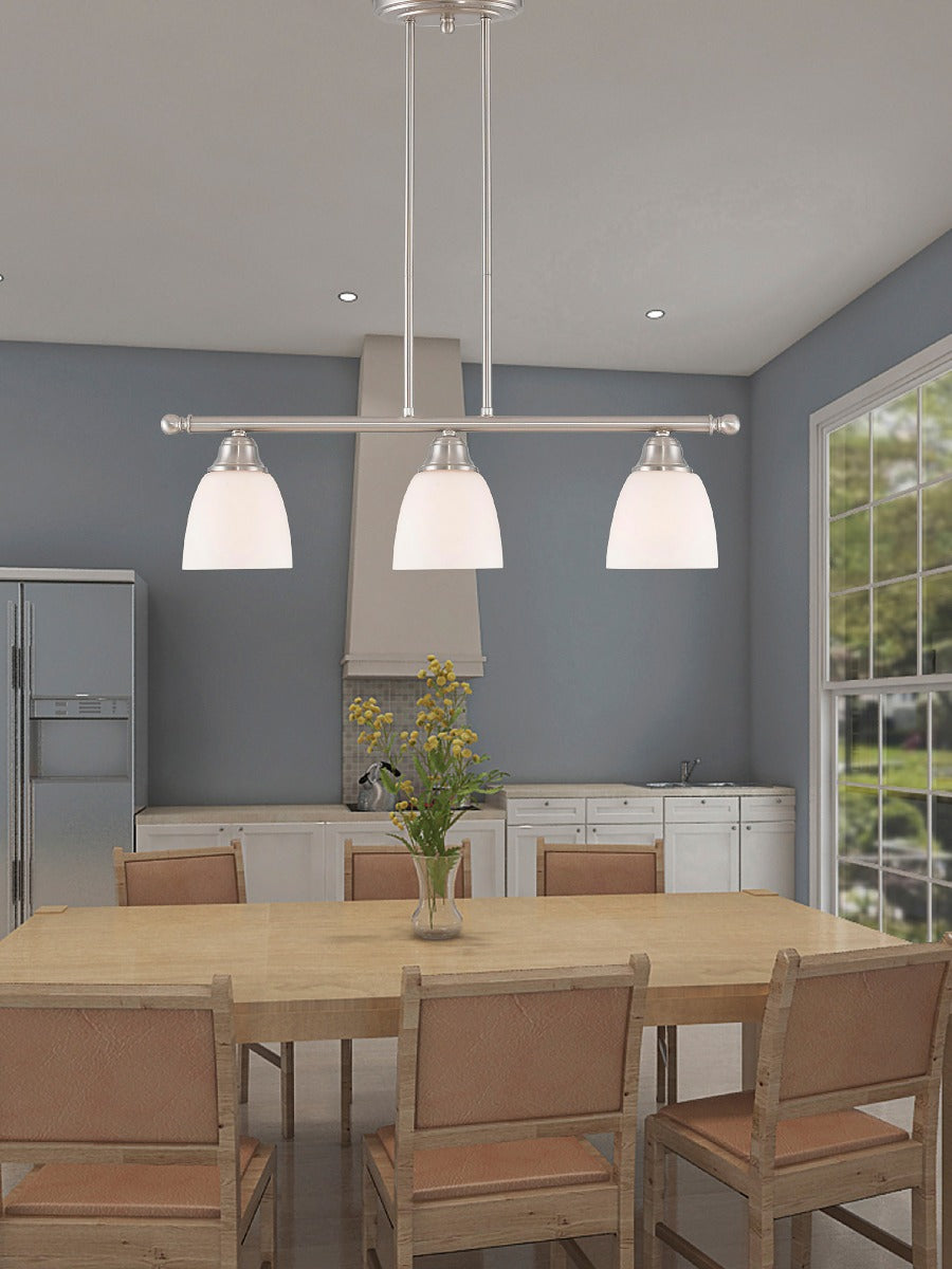 LIVEX LIGHTING  53854-91  Somerville  Linear Chandelier