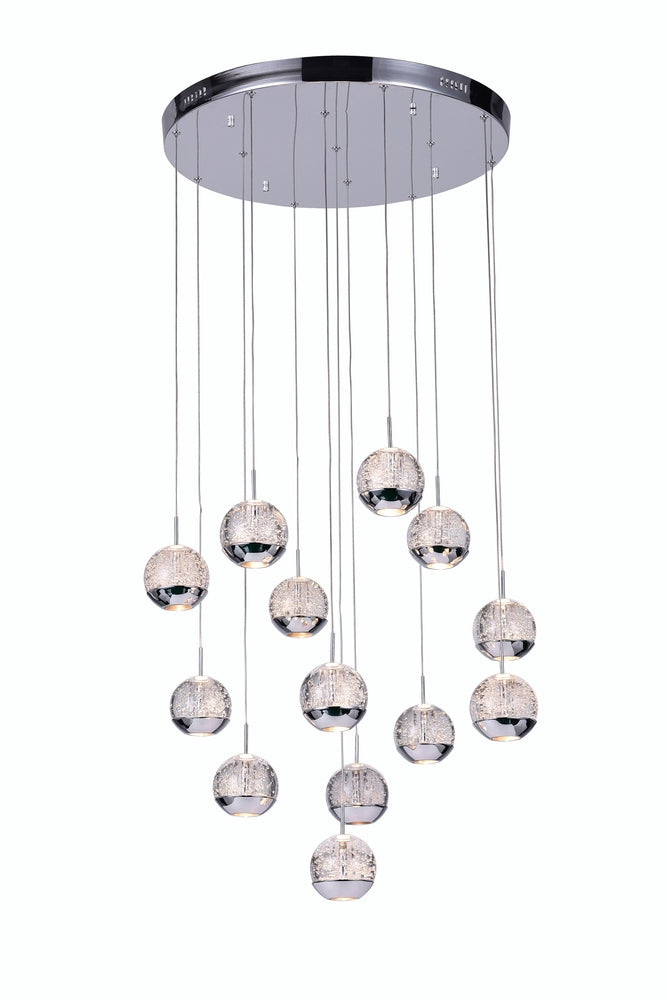 CWI LIGHTING   5444P24C-R  Perrier  13 Light Multi Light Pendant