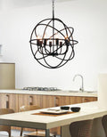 CWI LIGHTING  5464P22DB-8   Arza 8 Light Up Chandelier with Brown finish