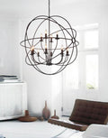 CWI LIGHTING   5464P40DB-12  Arza 12 Light Up Chandelier with Brown finish