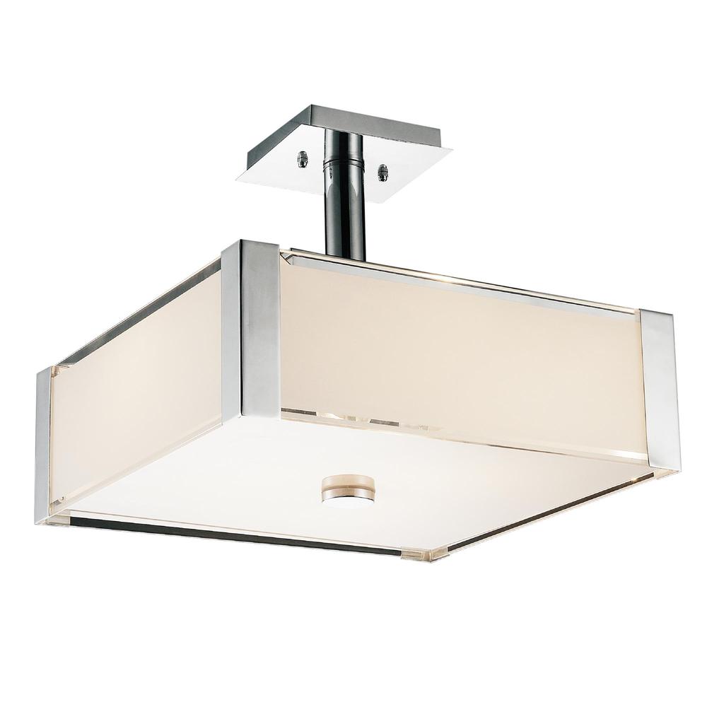 CWI LIGHTING  5571P14C-S  Lucie 3 Light Drum Shade Chandelier with Chrome finish