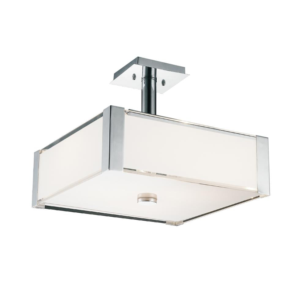 CWI LIGHTING  5571P17C-S  Lucie 4 Light Drum Shade Chandelier with Chrome finish