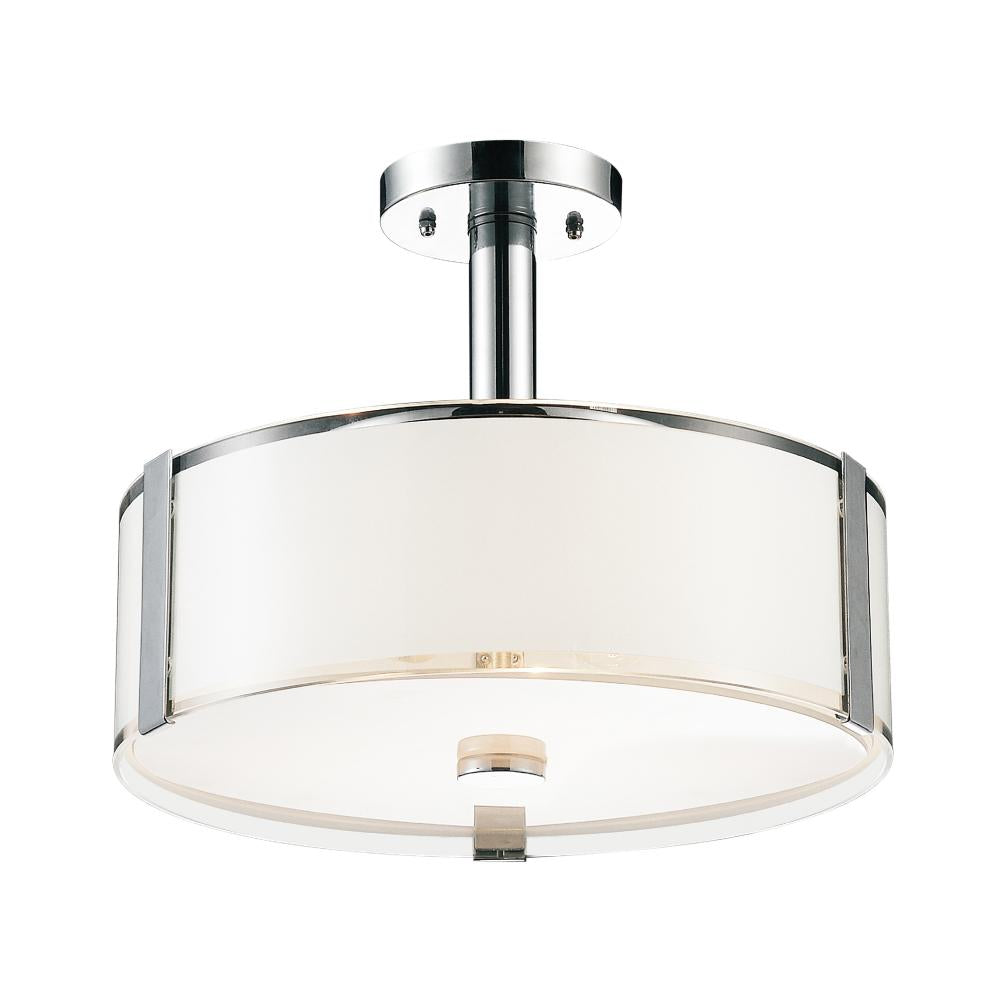 CWI LIGHTING  5571P21C-R  Lucie 5 Light Drum Shade Chandelier with Chrome finish
