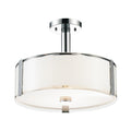 CWI LIGHTING  5571P21C-R  Lucie 5 Light Drum Shade Chandelier with Chrome finish