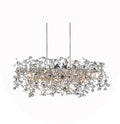 CWI LIGHTING   5630P37C-O  Flurry 7 Light Down Chandelier with Chrome finish