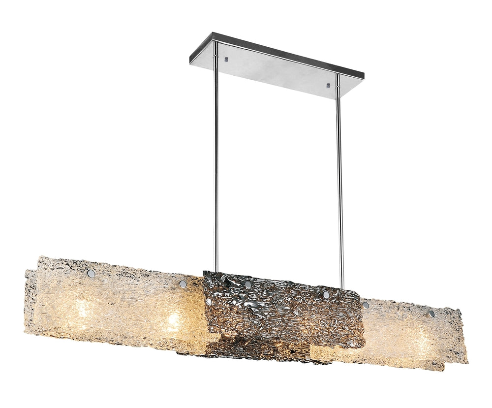 CWI LIGHTING  5640P44C-RC  Wilma 6 Light Down Chandelier with Chrome finish
