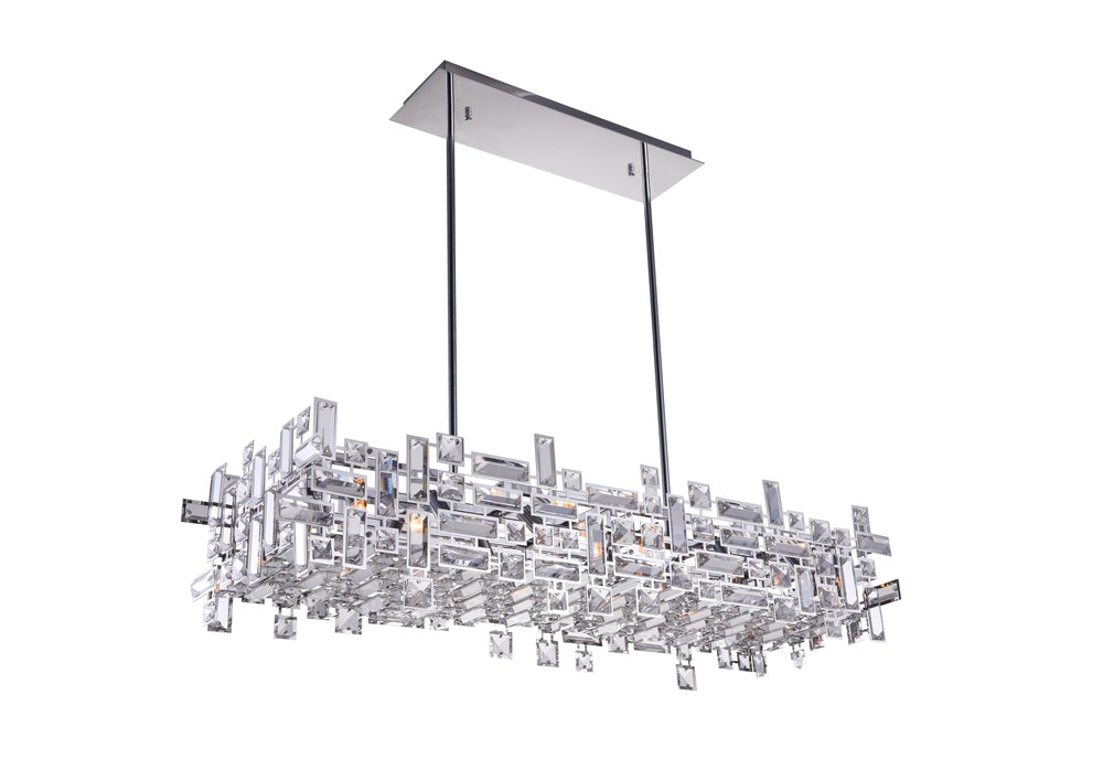 CWI LIGHTING   5689P35-12-601  Arley 12 Light Island Chandelier with Chrome finish