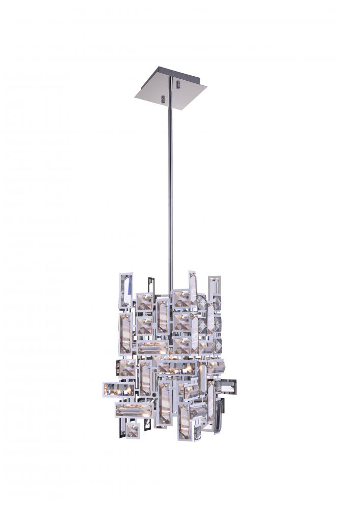 CWI LIGHTING  5689P6-1-S-601  Arley 1 Light Mini Chandelier with Chrome finish