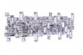CWI LIGHTING   5689W24-6-601  Arley 6 Light Vanity Light with Chrome finish