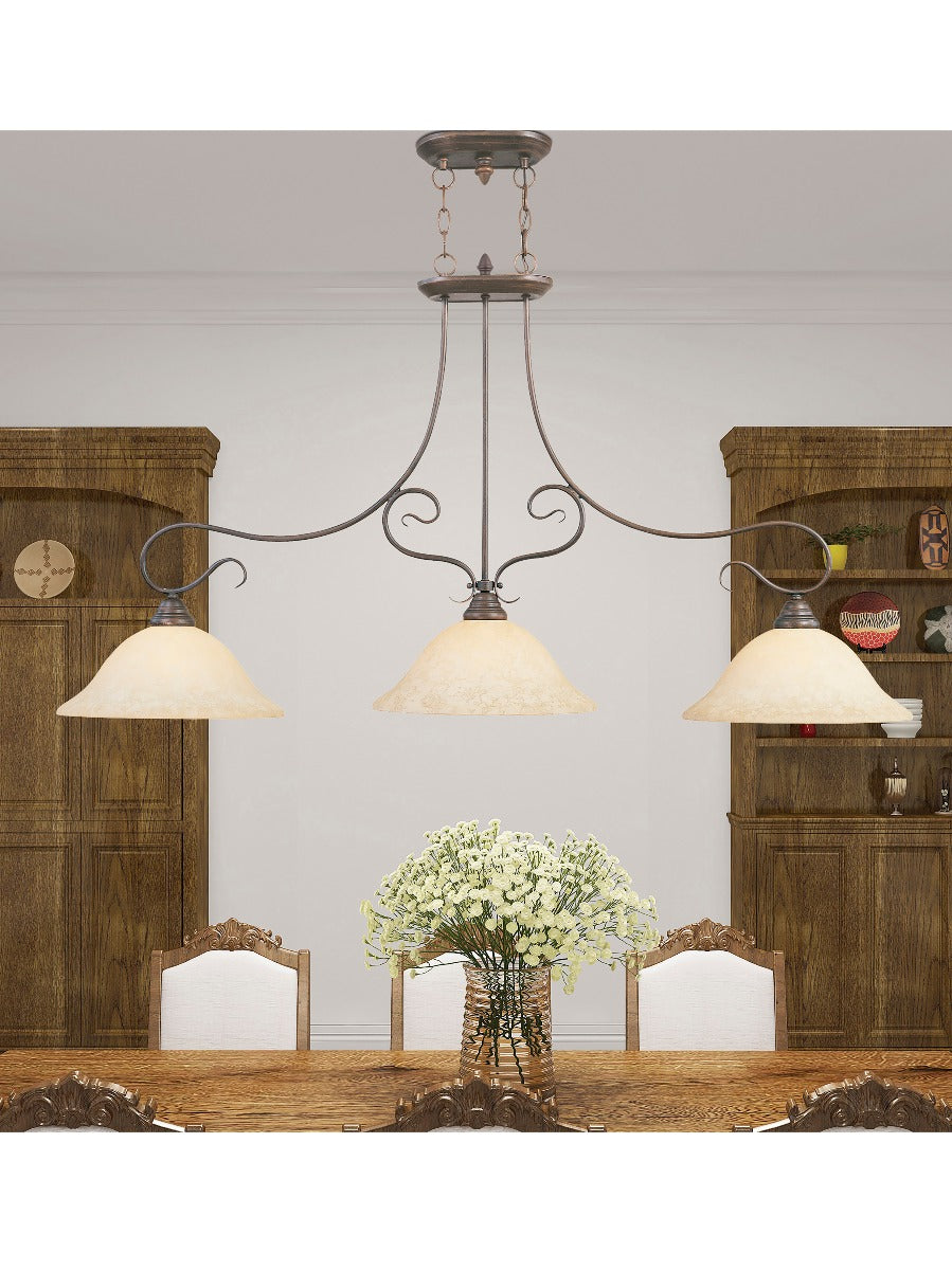 LIVEX LIGHTING  6108-58  Coronado  Linear Chandelier