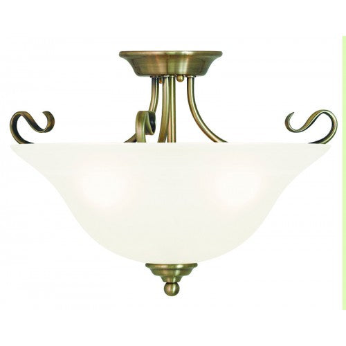 LIVEX LIGHTING 6130-01  Coronado  Ceiling Mount