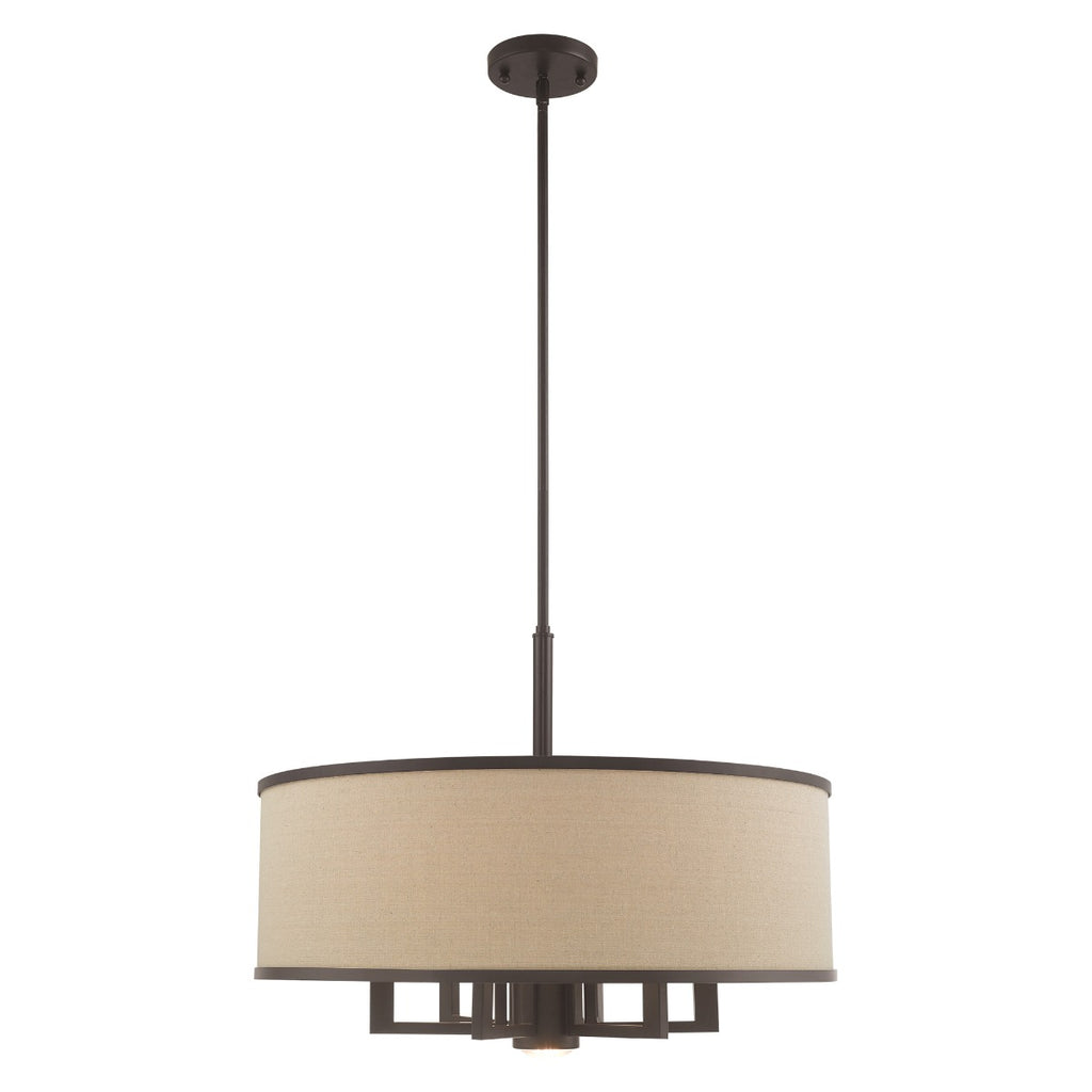 LIVEX LIGHTING  62614-07  Park Ridge Pendant/Chandelier