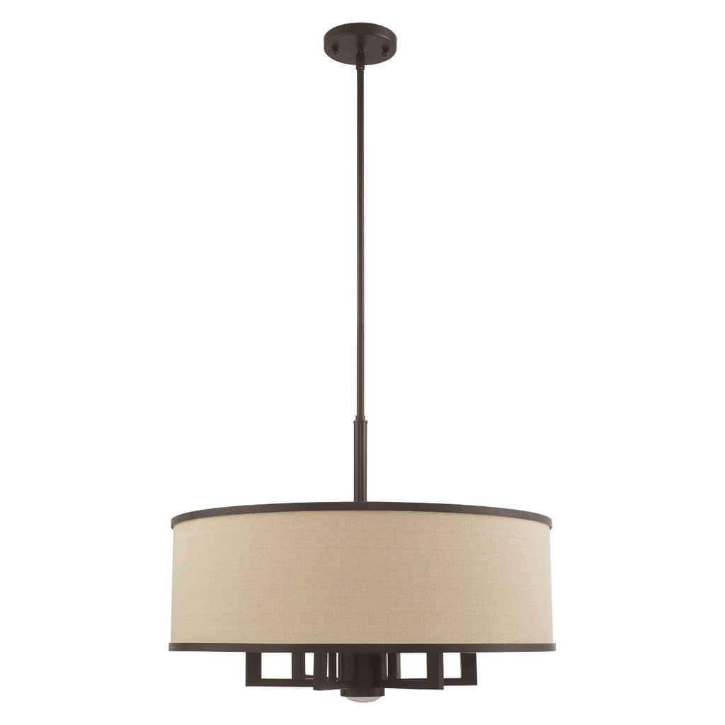 LIVEX LIGHTING  62614-07  Park Ridge Pendant/Chandelier