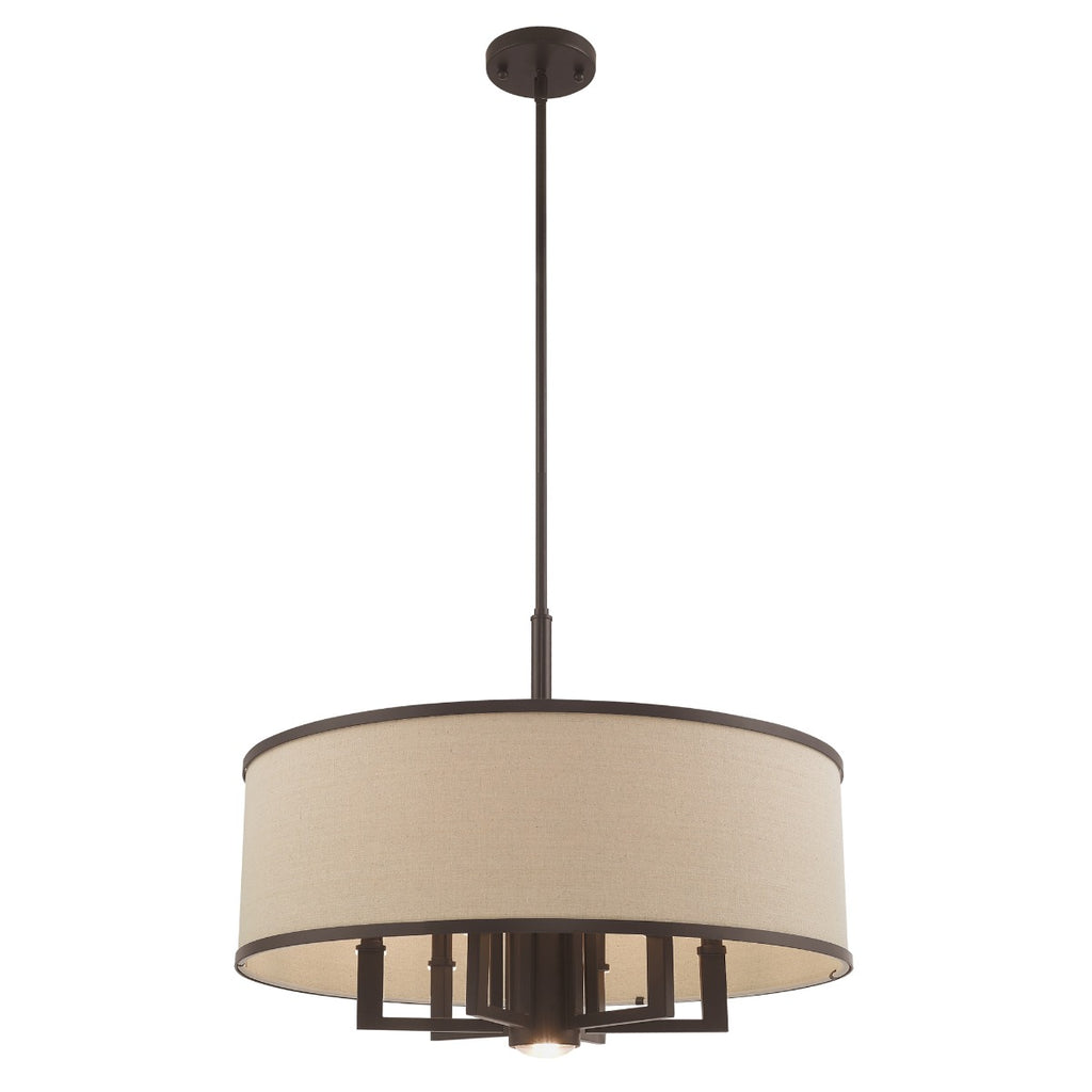 LIVEX LIGHTING  62614-07  Park Ridge Pendant/Chandelier
