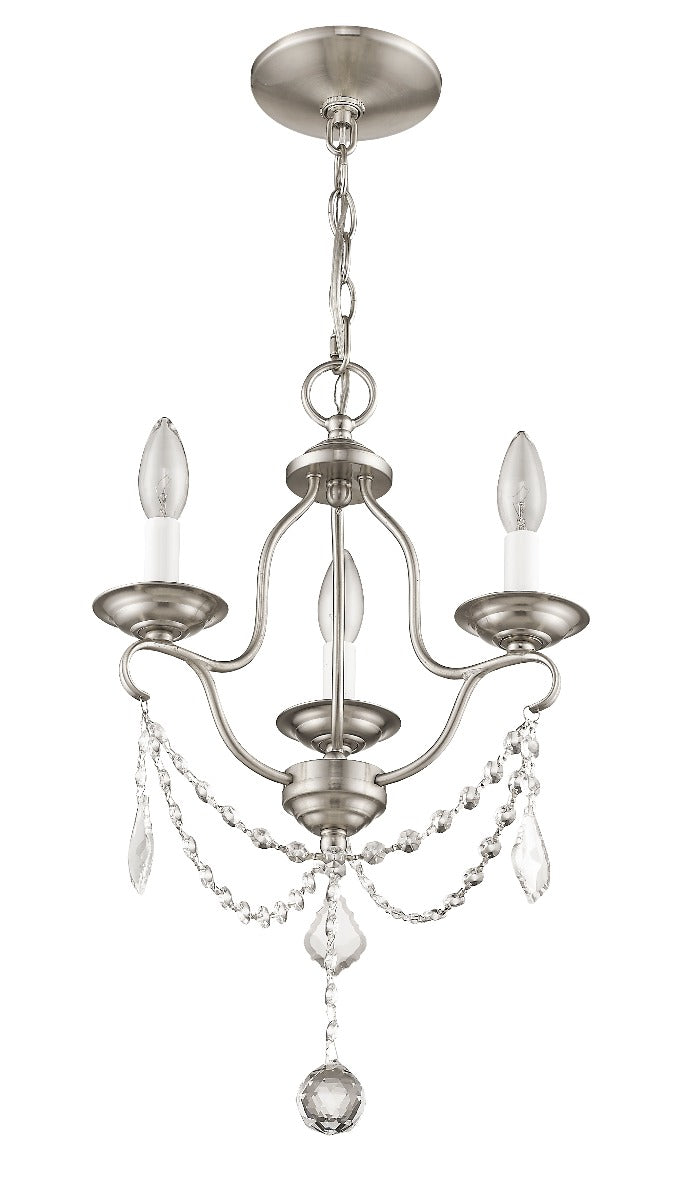 LIVEX LIGHTING  6423-91  Chesterfield  Mini Chandelier