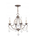 LIVEX LIGHTING  6424-71  Chesterfield  Mini Chandelier