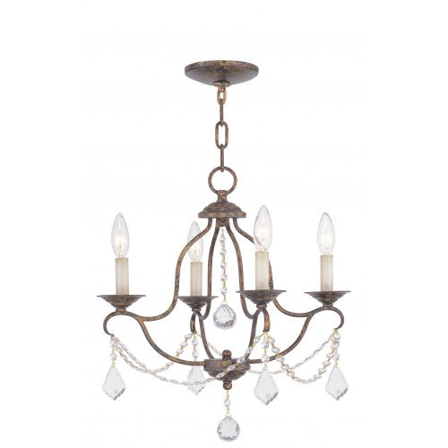 LIVEX LIGHTING  6424-71  Chesterfield  Mini Chandelier