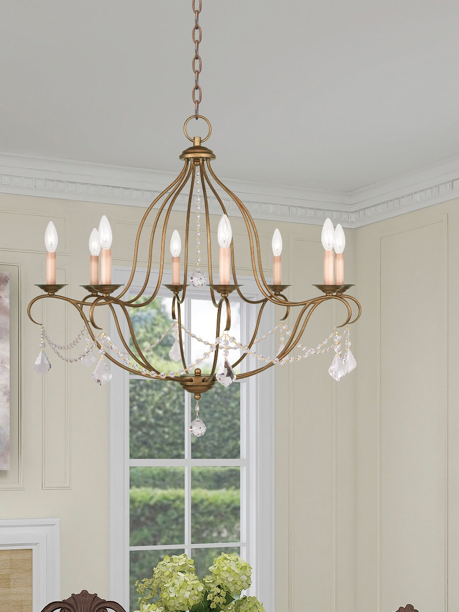 LIVEX LIGHTING  6428-48  Chesterfield  Dinette Chandelier