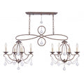 LIVEX LIGHTING  6437-71  Chesterfield  Linear Chandelier