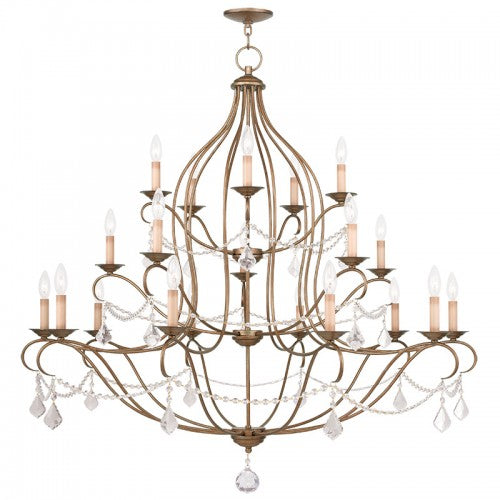 LIVEX LIGHTING  6439-48  Chesterfield  Dinette Chandelier