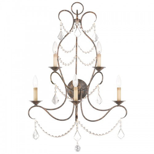 LIVEX LIGHTING  6445-71  Chesterfield  Wall Sconce