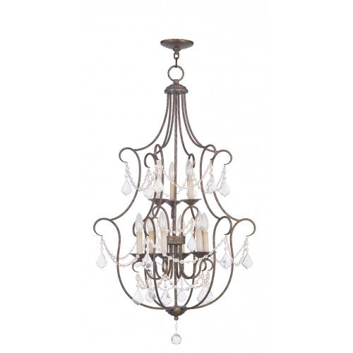 LIVEX LIGHTING  6449-71  Chesterfield  Foyer or Grand Chandelier