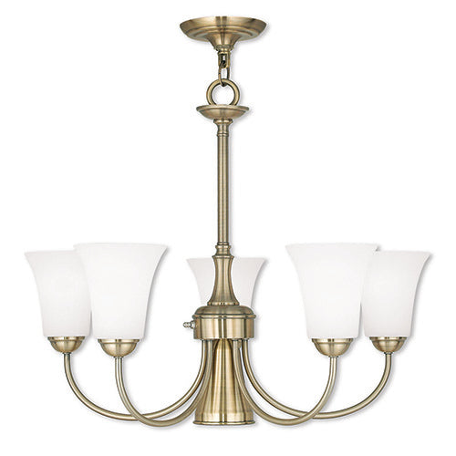 LIVEX LIGHTING  6465-01  Ridgedale  Dinetter Chandelier