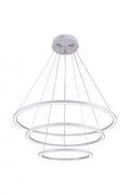 CWI LIGHTING   7112P31-103  Chalice LED Chandelier with White finish