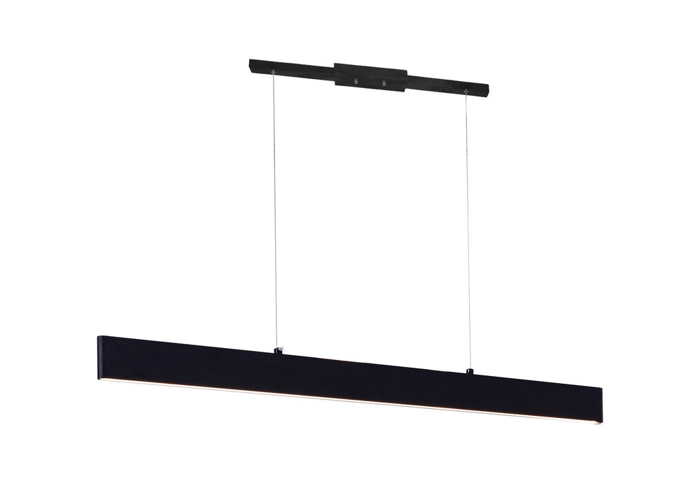 CWI LIGHTING  7145P47-1-253-RC  Krista LED Chandelier with Satin Black Finish