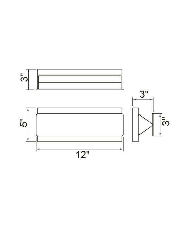 CWI LIGHTING 7147W12-103  Lilliana LED Wall Sconce with White Finish