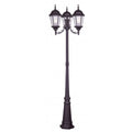 LIVEX LIGHTING  7553-07  Hamilton  Outdoor 3 Head Post