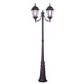 LIVEX LIGHTING  7554-07  Hamilton  Outdoor 2 Head Post