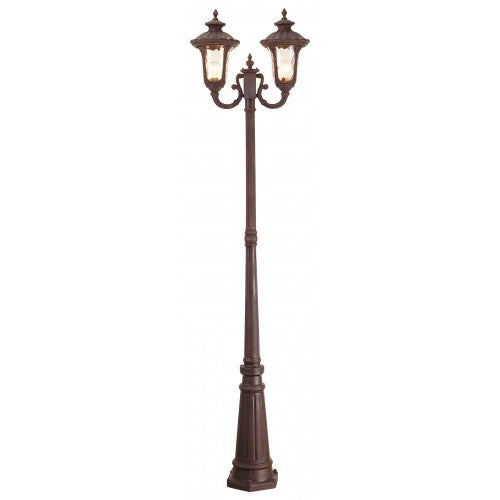 LIVEX LIGHTING  7660-58  Oxford  Outdoor 2 Head Post